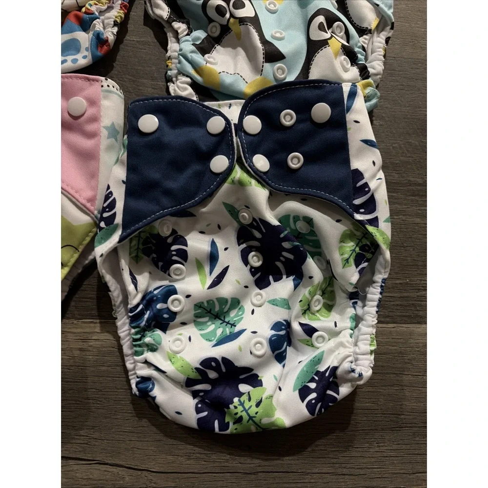 4 Brand New Cloth Diapers One Size